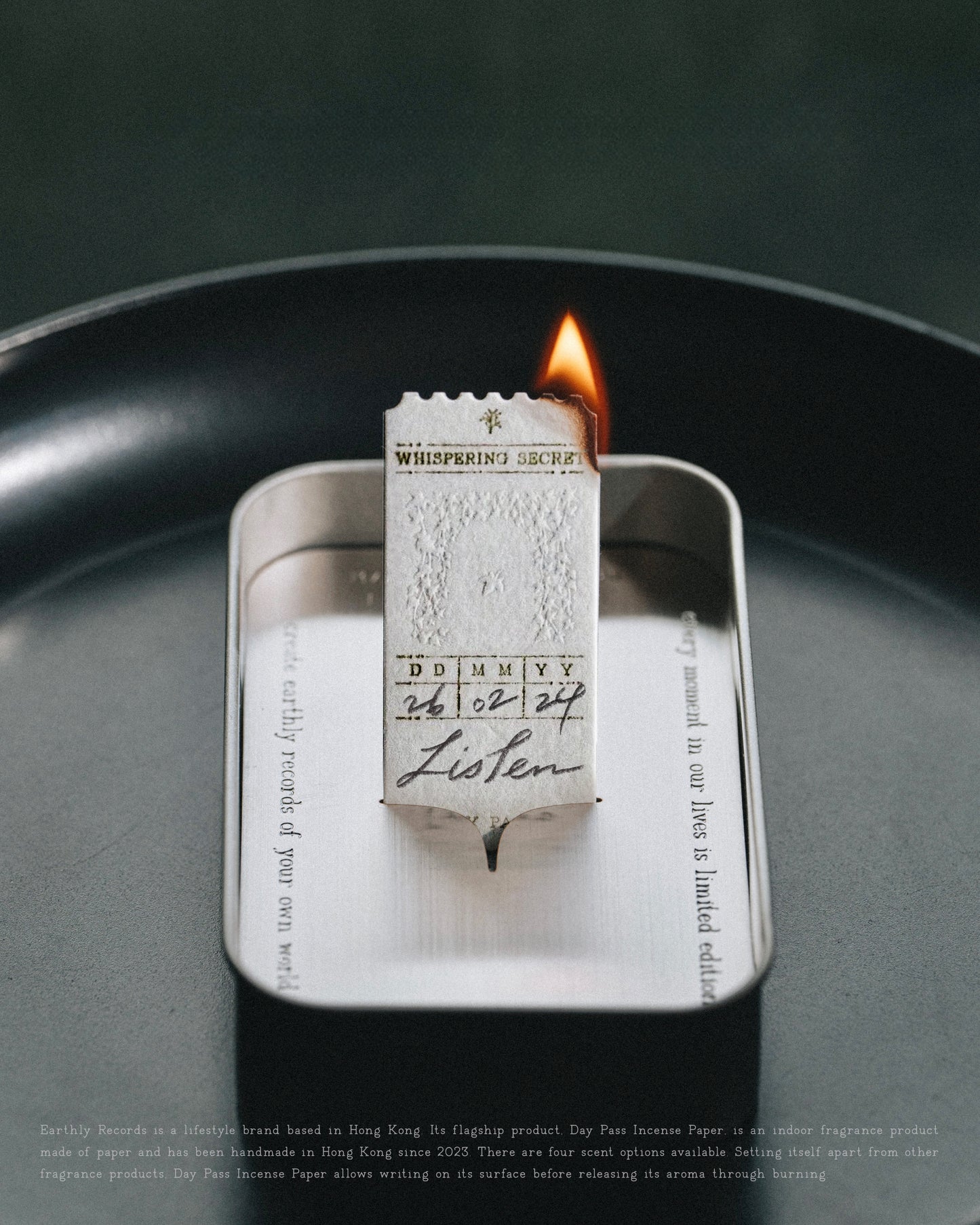 Taiwan Edition ── Verdant Dawn Day Pass Incense Paper ── Single Fragrance Box Set