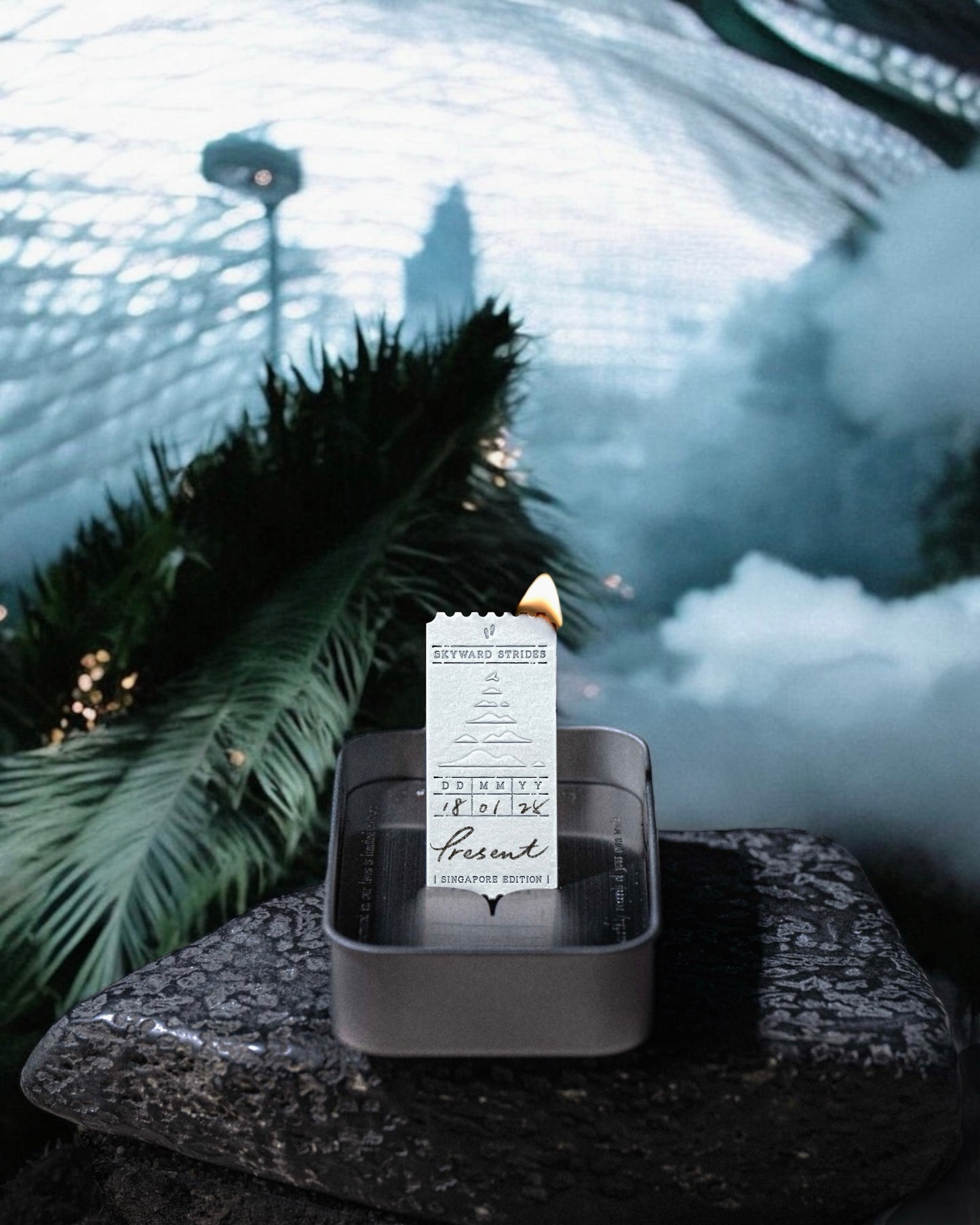 Singapore Edition ── Skyward Strides Day Pass Incense Paper ── Single Fragrance Box Set