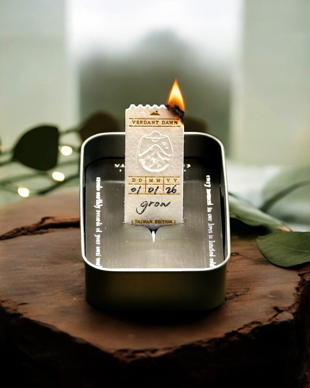 Taiwan Edition ── Verdant Dawn Day Pass Incense Paper ── Single Fragrance Box Set