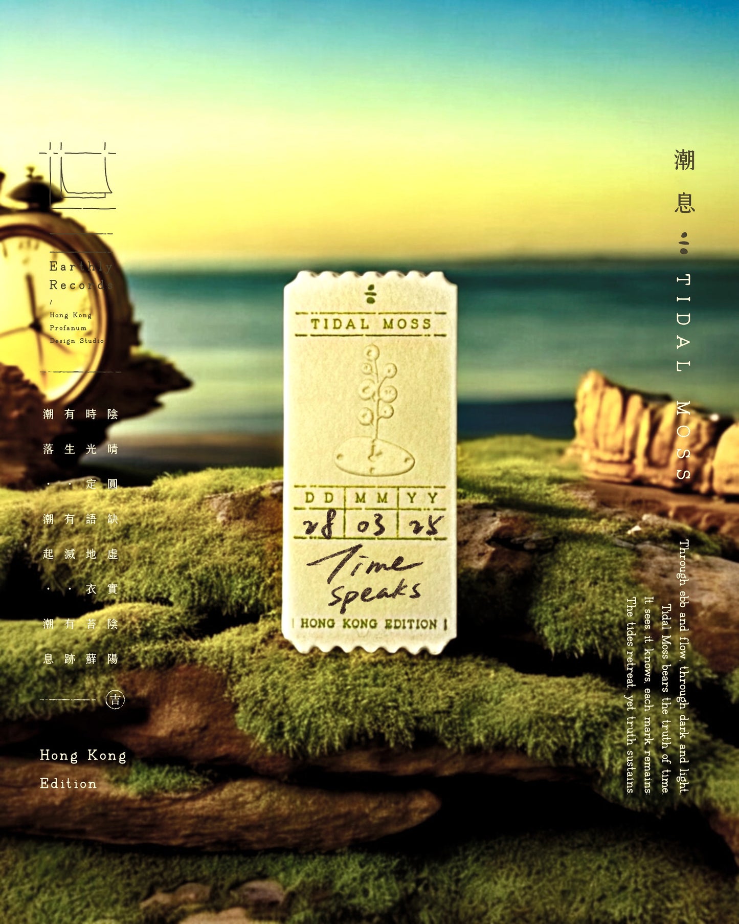 ㊕ 潮息 Tidal Moss ── 香港限定日票紙香 ── 單一香味套裝